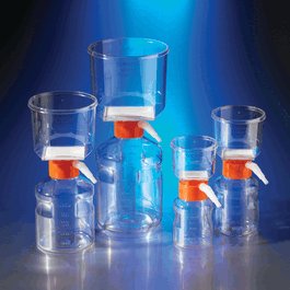 150 mL Vacuum Filter/Storage Bottle System, 0.22 um, 13.6 cm2, CA Membrane, Sterile