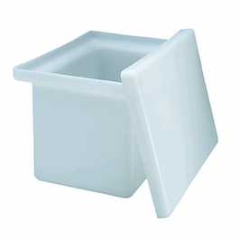 Thermo Scientific Nalgene Polypropylene Rectangular Tank with Cover, 42 L