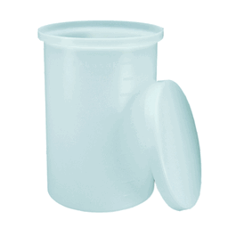 Thermo Scientific Nalgene Heavy-Duty LLDPE Cylindrical Tank with Cover, 15 Gal.