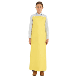 Ansell AlphaTec 56-600 Urethane Aprons, 7 mil., Yellow, 35 x 48 in.