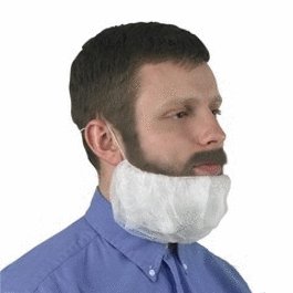 KleenGuard A10 Light Duty Beard Covers, Universal