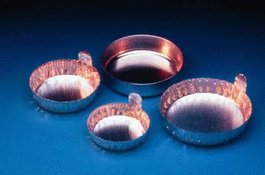 Crimped Aluminum Weighing Dishes, 2.5 in. (57 mm)