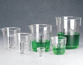 Thermo Scientific Nalgene PMP Griffin Low-Form Plastic Beakers, 250 mL