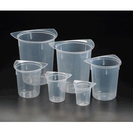 Simport Tricorn Polypropylene Beakers, 50 mL