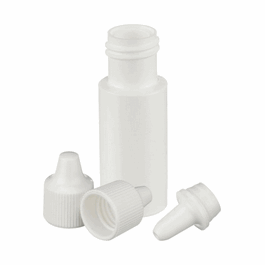 DWK Life Sciences (Wheaton) 125ml LDPE White Dropping Bottles w/tip and cap 20-410 Closure
