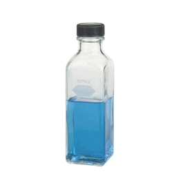 DWK Life Sciences (Kimble) Square Graduated Milk Dilution Bottle, 160 mL, 28-400