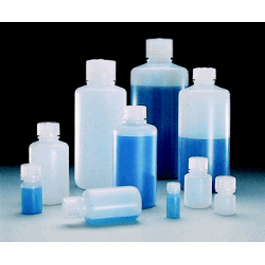 Thermo Scientific Nalgene 1000 mL (32 oz) HDPE Narrow Mouth Bottle, 38 mm closure