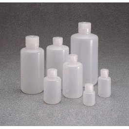 Thermo Scientific Nalgene Narrow-Mouth LDPE Bottles, 250 mL (8 oz) with 24 mm Closure
