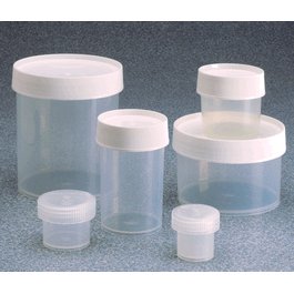 Thermo Scientific Nalgene 500 mL Wide Mouth Straight Sided Polypropylene Copolymer Jars with 120 mm Recessed Polypropylene Closure
