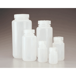 Thermo Scientific Nalgene 1000 mL (32 oz) HDPE Wide Mouth Bottles with 63 mm Closure