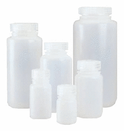 Thermo Scientific Nalgene Wide-Mouth LDPE Bottles, 500 mL with 53 mm PP Closure
