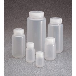 Thermo Scientific Nalgene Wide-Mouth Lab Quality PPCO Bottles, 125 mL with 38 mm PP Closure