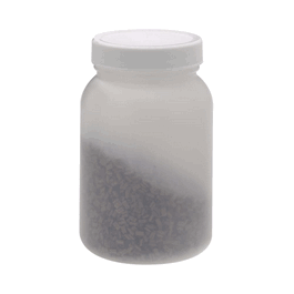 DWK Life Sciences (Wheaton) 250 mL Wide Mouth Round Packers, Natural HDPE, 53-400 cap