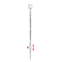 DWK Life Sciences (Kimble) Class A Serialized and Certified Funnel Top Micro Buret with Straight Bore PTFE Stopcock, 10 mL