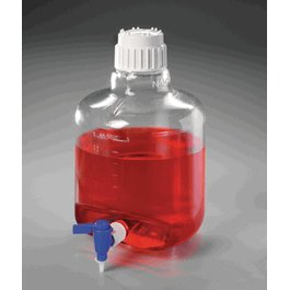 Thermo Scientific Nalgene 10 L (2.5 gal.) Transparent Polycarbonate Clearboy, Carboy w/Spigot