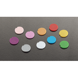 Assorted Polypropylene Capinsert for Color Coding a Micrewtube