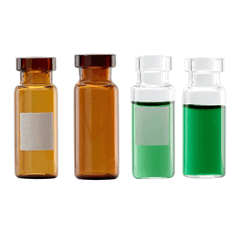DWK Life Sciences (Wheaton) 12 x 32 mm Large Opening E-Z Vial Amber w/writing patch