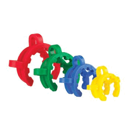 DWK Life Sciences (Kimble) Aqua Polyacetal Standard Taper Joint Clamp, 10/30, 10/18