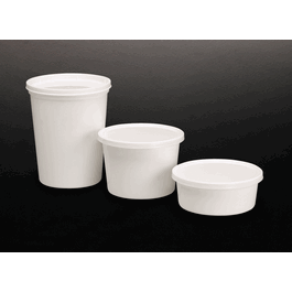 1000 mL (34 oz) HDPE Containers with Snap Cap