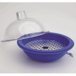 Thermo Scientific Nalgene 9.7 in. Polypropylene Desiccator with Stopcock and Polycarbonate Cover