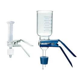 Cytiva Vacuum-Type Glass Membrane Holder, Stainless Steel Support, 25 mm, 50 mL reservoir