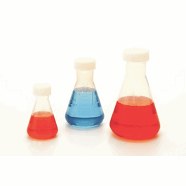 Thermo Scientific Nalgene Erlenmeyer FEP Flask, 125 mL with 33 mm screw closure