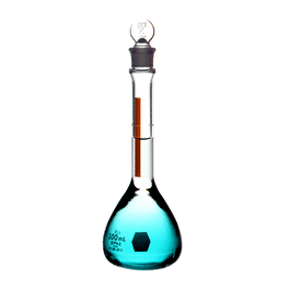 DWK Life Sciences (Kimble) Volumetric Flasks, Class A, Red Stripe, w/TS Stopper, 500ml