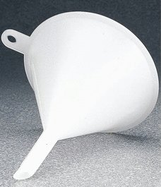 Thermo Scientific Nalgene 3684 mL Large HDPE Funnels, Stem O.D.: 23 mm, Top I.D.: 248 mm