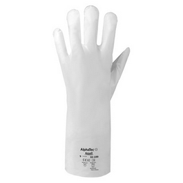 Ansell AlphaTec 02-100 LLDPE Laminated Film Gloves, 2.5 mil., White, 11