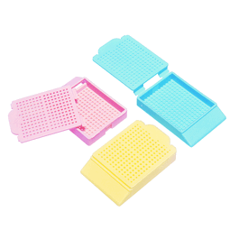 Biopsy Processing/Embedding Cassettes w/Lids, Yellow