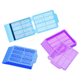 Histosette I Processing/Embedding Cassettes w/ Lids, Orange