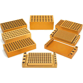 Diversified Biotech Individual CoolSafe Chamber for 0.2 mL PCR plates or tubes, 96 holes (also includes 4 x 1.5 mL and 6 x 0.5 mL holes)