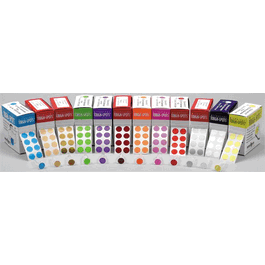 Diversified Biotech Tough-Spots on Roll for Handwriting, 1/2 in. (13 mm), Blue, for 1.5 mL tubes, 1000/roll