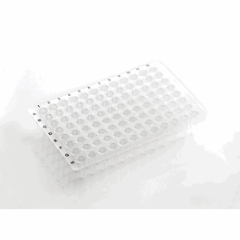 Simport Amplate 96-well Thin Wall PCR Plates, 0.2 mL, No Skirt, Blue