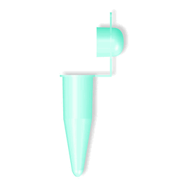 Amplitube 0.2ml PCR Tubes w/Flat Cap and Shield Blue