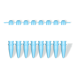 Amplate Thin-Wall Pink PCR Reaction Tube Strips of 8