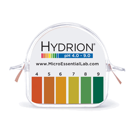 Hydrion Double Roll pH Paper, Short Range, 3.0 to 5.5 pH