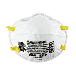 3M 8210 N95 Particulate Respirators, Standard