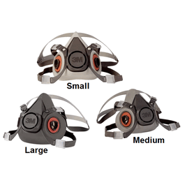 3M Half Facepiece Reusable Respirator, Large