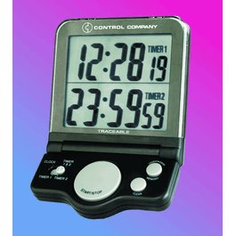 Control Company Jumbo Timer, White