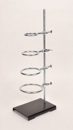 5 x 8 in. Support Stand and Ring Set, 3, 4, and 5 in. ring diameter