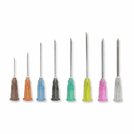 Exel Disposable Hypodermic Needles, Regular Bevel, 18 ga x 1 in.