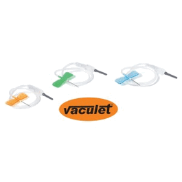 Exel Vaculet Blood Collection Set, 21 ga. x 3/4 in., Green