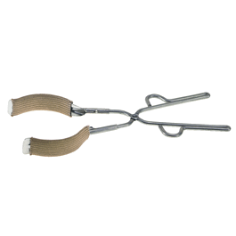 Beaker Tongs for 100-1500ml capacity Fiberglass-covered Jaws, Stainless steel, 1/4 in. (6mm) Wire Size, 13-1/2 in. (318mm) length