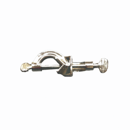 Right Angle Clamp with Brass Thumb Screw; Brass body