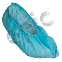 Epic SPP Shoe Covers with Skid-Resistant Bottom, Polypropylene, Blue, L