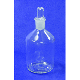 PYREX Narrow-Mouth Reagent Storage Bottle with Hollow Standard Taper Stopper, 1 L