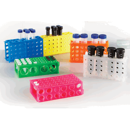 Heathrow 4-Way Microtube Rack, 0.5, 1.5/2, 15, 50 mL, Assorted