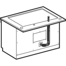 Labconco Vent Kit for Acid Storage Cabinets; 4 ft. and 5 ft. PVC Hoods