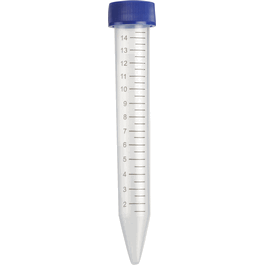 Conical Tube 15 mL, Clear, Bulk Wrap Sterile, pk/500